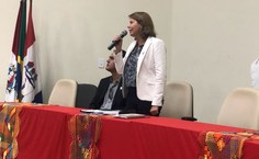 Reitora, Valéria Correia, presidiu a cerimônia