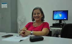 Coordenadora do curso, Nelma Araújo