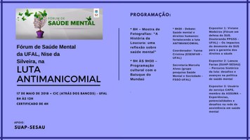 Fórum de Saúde Mental discute acerca da luta antimanicomial