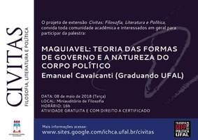 Grupo de extensão realiza palestra sobre as formas e natureza da política