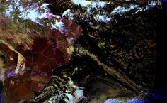 Imagem de satélite do Brasil