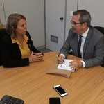 Reitora se reúne com diretor do Difes para acertar liberação de recursos