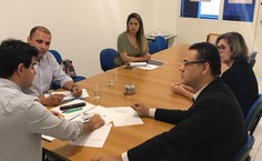 Reunião na Imprensa Graciliano Ramos - Foto Cíntia Calheiros