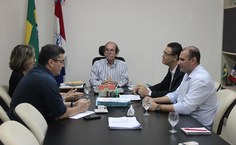 Reunião na Secti - foto Cintia Calheiros