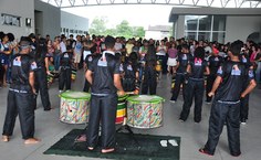 Apresentação da banda Afro Dendê