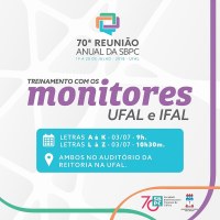 Comissão da SBPC Alagoas marca treinamento de monitores