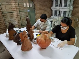 Setor de Museologia do MTB realiza arrolamento do acervo