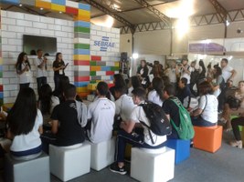 Alunos da rede pública dão palestra na SBPC Jovem