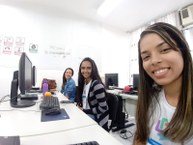 Profissionais e estudantes atuaram na cobertura da SBPC 2018. Foto: Arquivo Pessoal