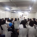 Estandes atraem alunos que farão Enem 2019