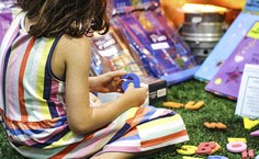 Interatividade no estande da Semed. Foto: Thamires Ribeiro