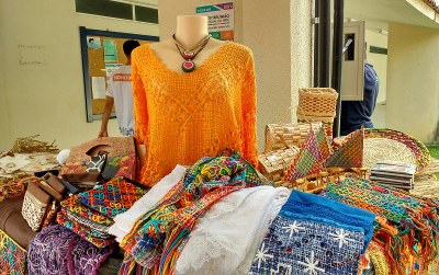 Produtos comercializados na feira de artesanato