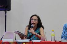 Luisa Massarani, organizadora do livro sobre José Reis. Fotos: Cairo Martins