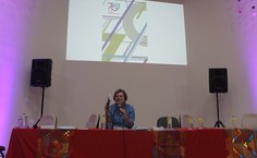 Os lançamentos foram mediados pelo presidente da SBPC, Ildeu de Castro Moreira. Foto: Cairo Martins