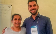 Professora Ariádne Quintela e o ator e diretor Juraci Júnior