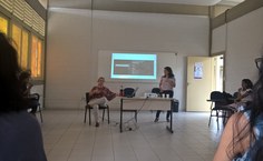 As professoras Mônica Patrícia e Deise Juliana destacaram a importância do sindicato para os docentes