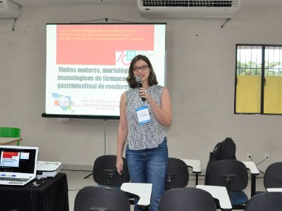 Professora Madileine Américo, da Universidade Federal do Mato Grosso do Sul. Foto: Thamires Ribeiro