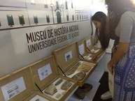 A estudante Thayna Lopes fala sobre experiência de conhecer as obras do museu e de participar da SBPC na Ufal