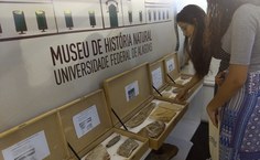 A estudante Thayna Lopes fala sobre experiência de conhecer as obras do museu e de participar da SBPC na Ufal