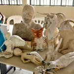 Oficina de esculturas com materiais descartáveis acontece na SBPC Alagoas