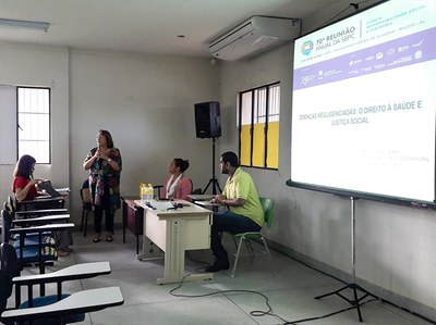 Debate sobre Doenças Negligenciadas na SBPC Alagoas