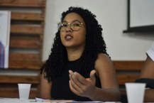 A psicóloga Fátima Vieira apresenta suas experiências enquanto mulher e profissional negra