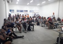 Visitantes da SBPC acompanharam o debate acerca da saúde das populações negra e indígena. Foto: Thamires Ribeiro