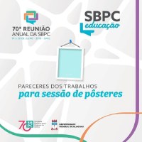 SBPC Educação libera pareceres dos trabalhos para Sessão de Pôsteres