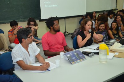 Debate na SBPC Afro e indígena. Foto: Sombra Maceió