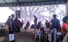 Atendimentos acontecem na tenda ao lado da Reitoria