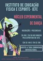 Abertas inscrições para Núcleo de Dança Experimental