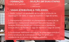 Candidatos podem enviar currículo até a próxima terça-feira (28)