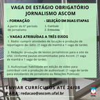 Candidatos podem enviar currículo até a próxima terça-feira (28)