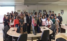 Equipe na reunião de avaliação. Foto: Cairo Martins