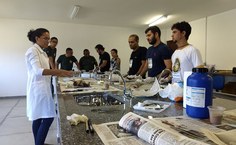 Curso com integrantes do MHN na Paraíba.Fotos: Arquivo MHN