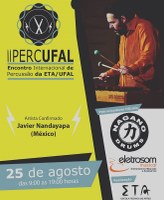 Javier Nandayapa será estrela internacional no 2º Percufal