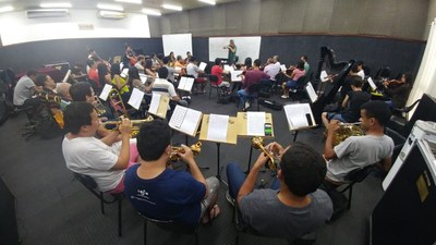 Ensaio da Orquestra da Ufal