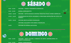 Programação do 20º Fim de Semana no Museu