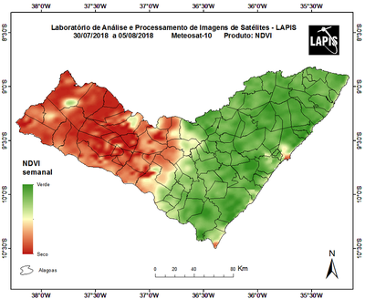 Imagem gerada por satélite