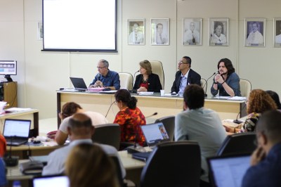 Reunião do Consuni foi realizada na última segunda (20). Foto: Renner Boldrino