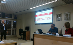 Vice-reitor José Vieira Cruz apresentou os números oficiais. Foto: Lenilda Luna