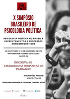Ufal sedia 10º Simpósio Brasileiro de Psicologia Política