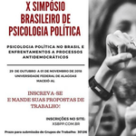 Ufal sedia 10º Simpósio Brasileiro de Psicologia Política