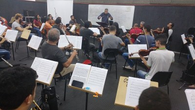 Ensaio da Orquestra Sinfônica da Ufal