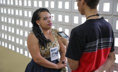 Ludmila Silva participou do GT sobre homeschooling. Fotos: Renner Boldrino