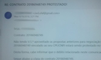 Golpe cibernético utiliza e-mail falso com nome da Cied