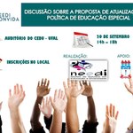 Grupo discute atualização da Política Nacional de Educação Especial