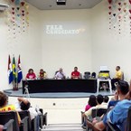 Sabatina com candidatos a deputado, dia 25 de setembro. Foto: Ana Luiza