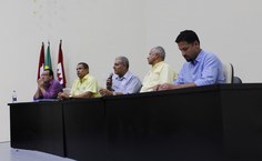 Sabatina com candidatos a senador. Foto: Ana Luiza