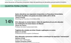 Programação Pinacoteca